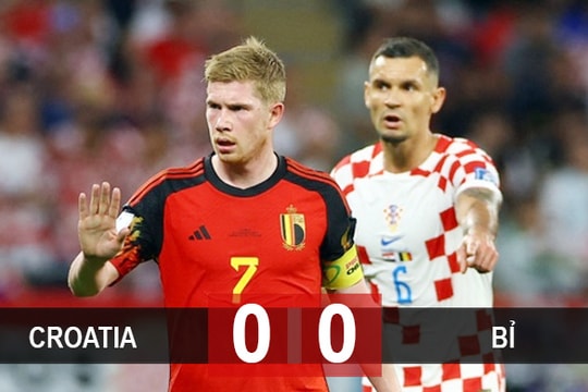 Croatia 0-0 Bỉ: Tai họa Lukaku